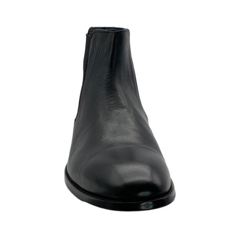 Paolo Shoes Marco Leather Chelsea Boots Black