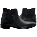 Paolo Shoes Marco Leather Chelsea Boots Black
