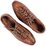 Paolo Shoes Radley Leather Oxfords Brown