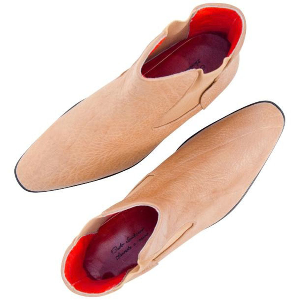 Paolo Shoes Remo Tan Chelsea Boots Tan