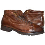 Paolo Shoes Ricardo Nappa Ankle Boots Coffee Brown