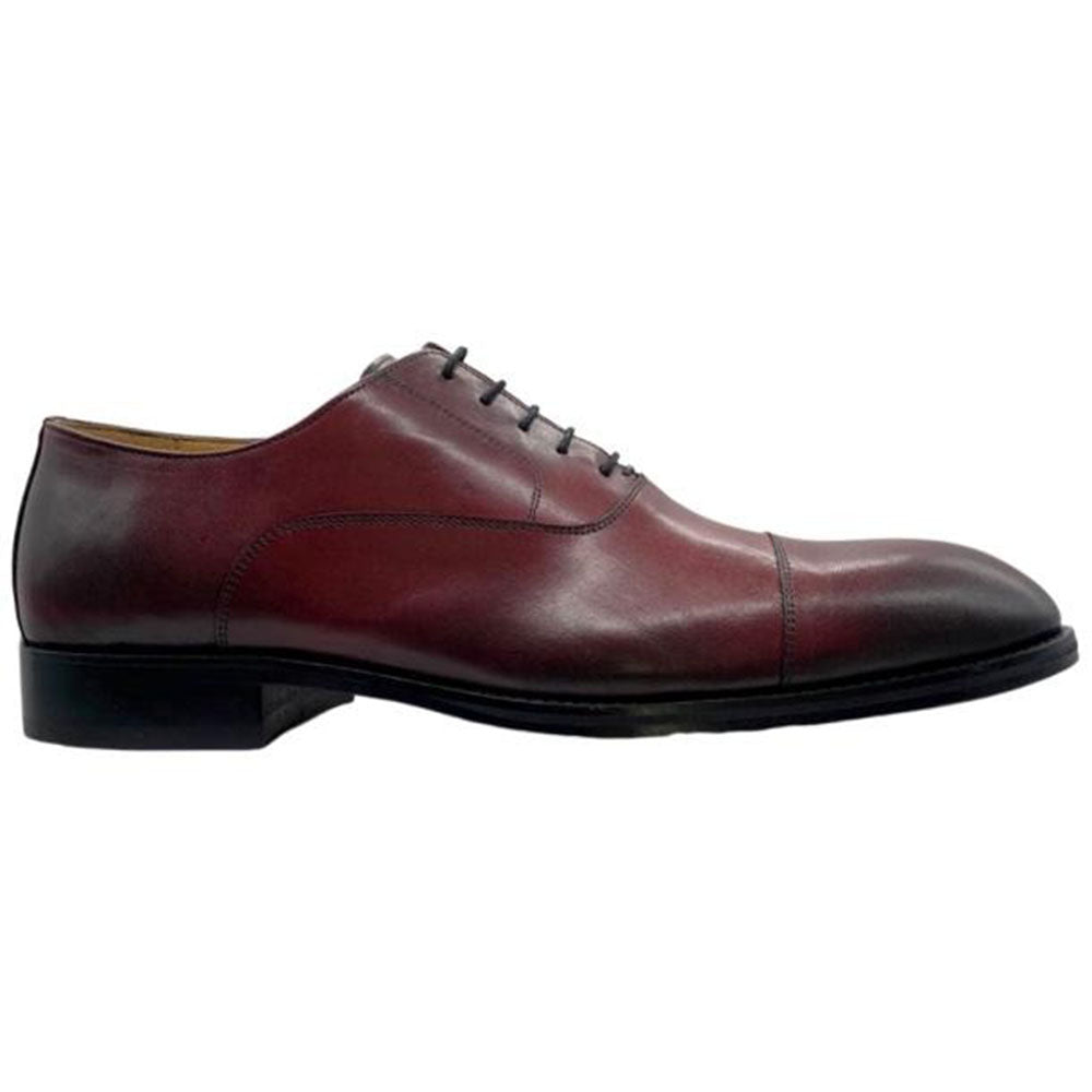 Paolo Shoes Theo Derby Oxfords Burgundy