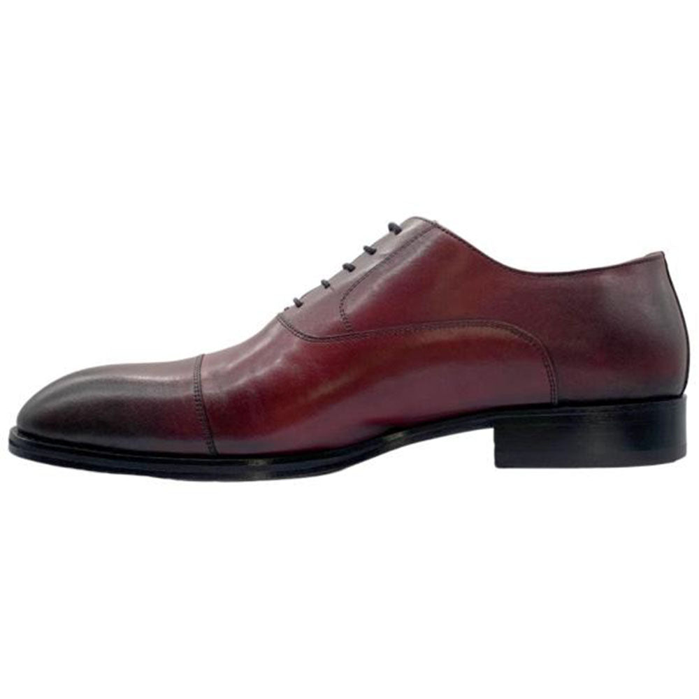 Paolo Shoes Theo Derby Oxfords Burgundy
