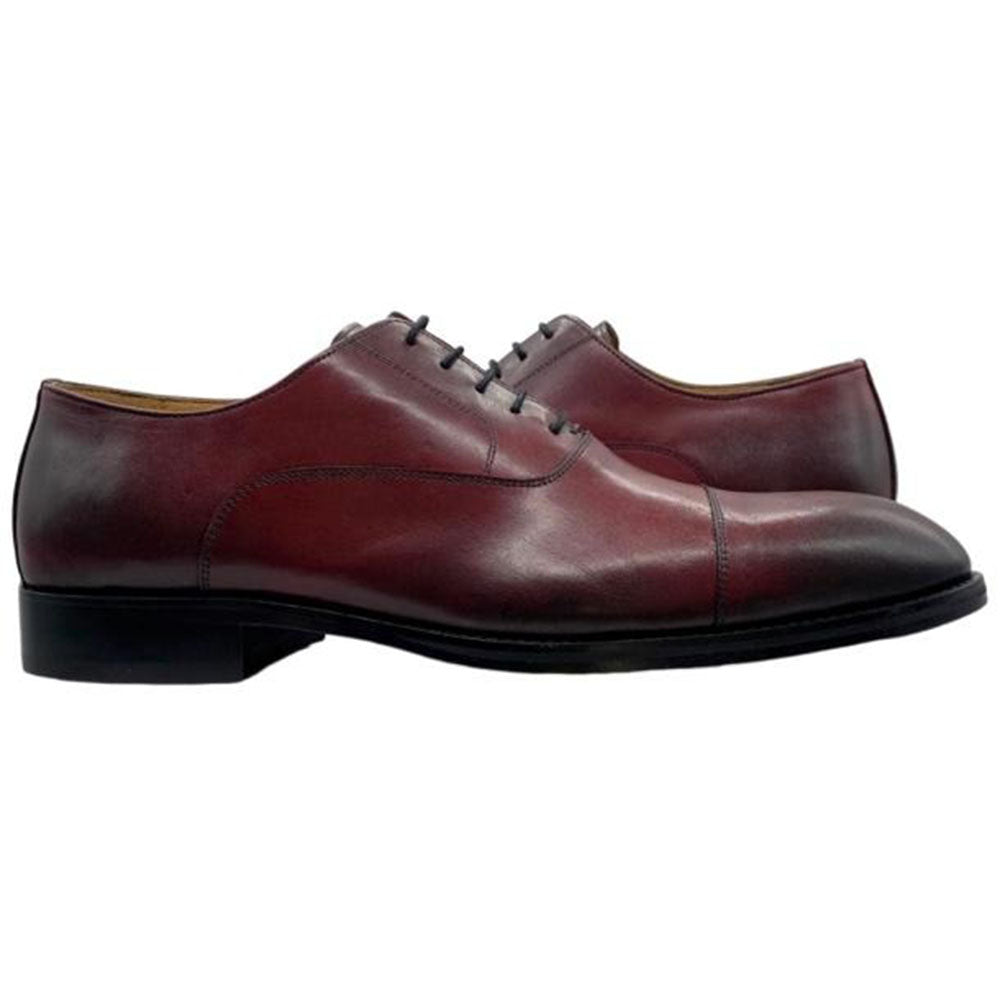 Paolo Shoes Theo Derby Oxfords Burgundy