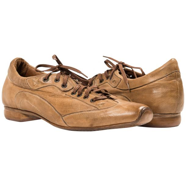 Paolo Shoes Turner Nappa Leather Sole Sneakers Rope