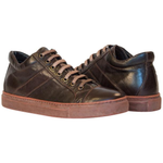Paolo Shoes Winston Low Top Sneakers Dark Brown