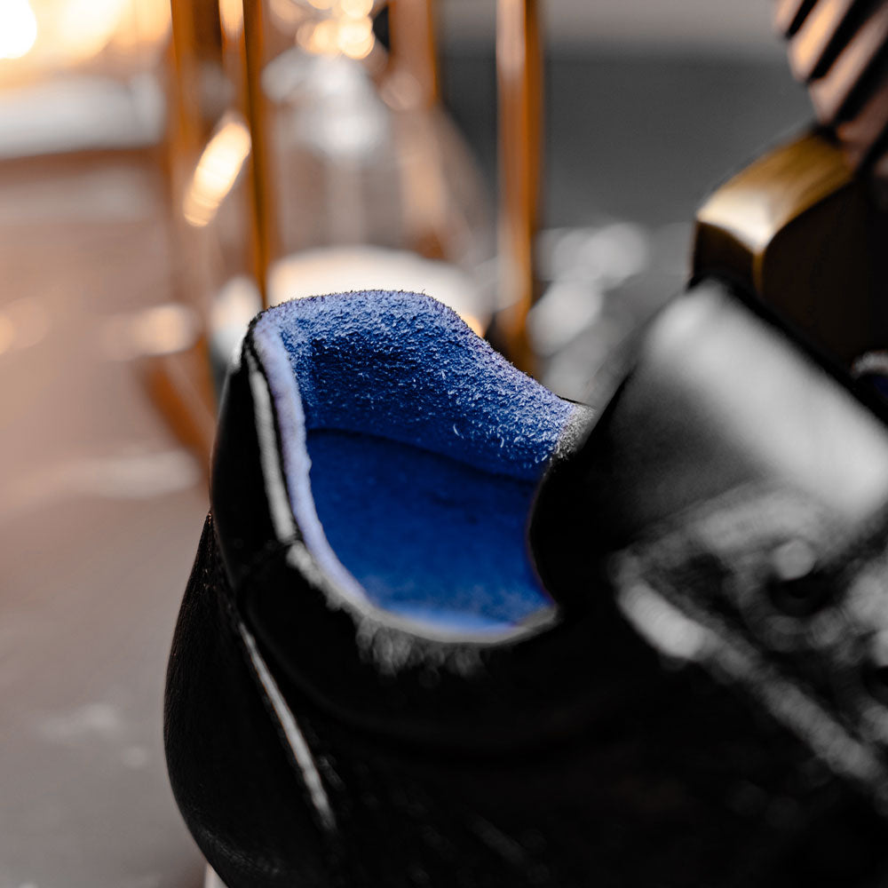 Belvedere Parker Ostrich Leg / Calfskin Sneakers Black