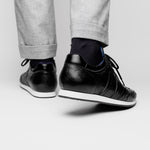 Belvedere Parker Ostrich Leg / Calfskin Sneakers Black