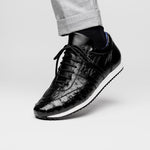 Belvedere Parker Ostrich Leg / Calfskin Sneakers Black
