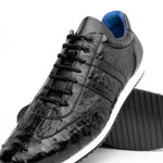 Belvedere Parker Ostrich Leg / Calfskin Sneakers Black