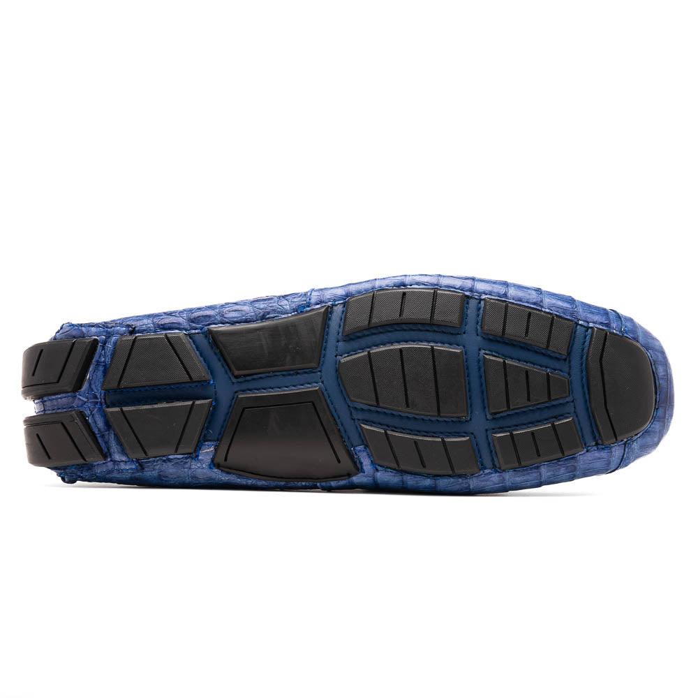 Marco Di Milano Parma Caiman Belly Bit Drivers Blue Jeans