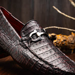 Marco Di Milano Parma Caiman Belly Bit Drivers Black Cherry