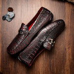 Marco Di Milano Parma Caiman Belly Bit Drivers Black Cherry