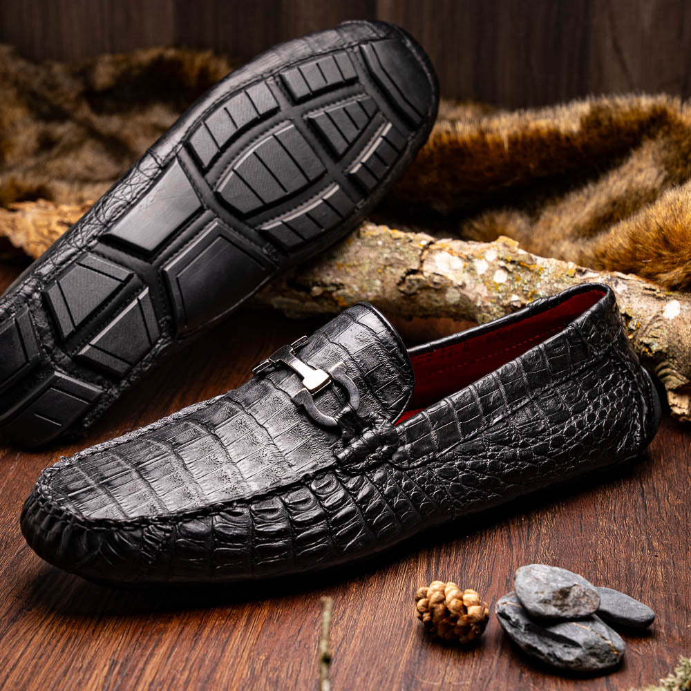 Marco Di Milano Parma Caiman Belly Bit Drivers Black