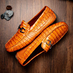 Marco Di Milano Parma Caiman Belly Bit Drivers Brandy