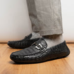 Marco Di Milano Parma Caiman Belly Bit Drivers Black