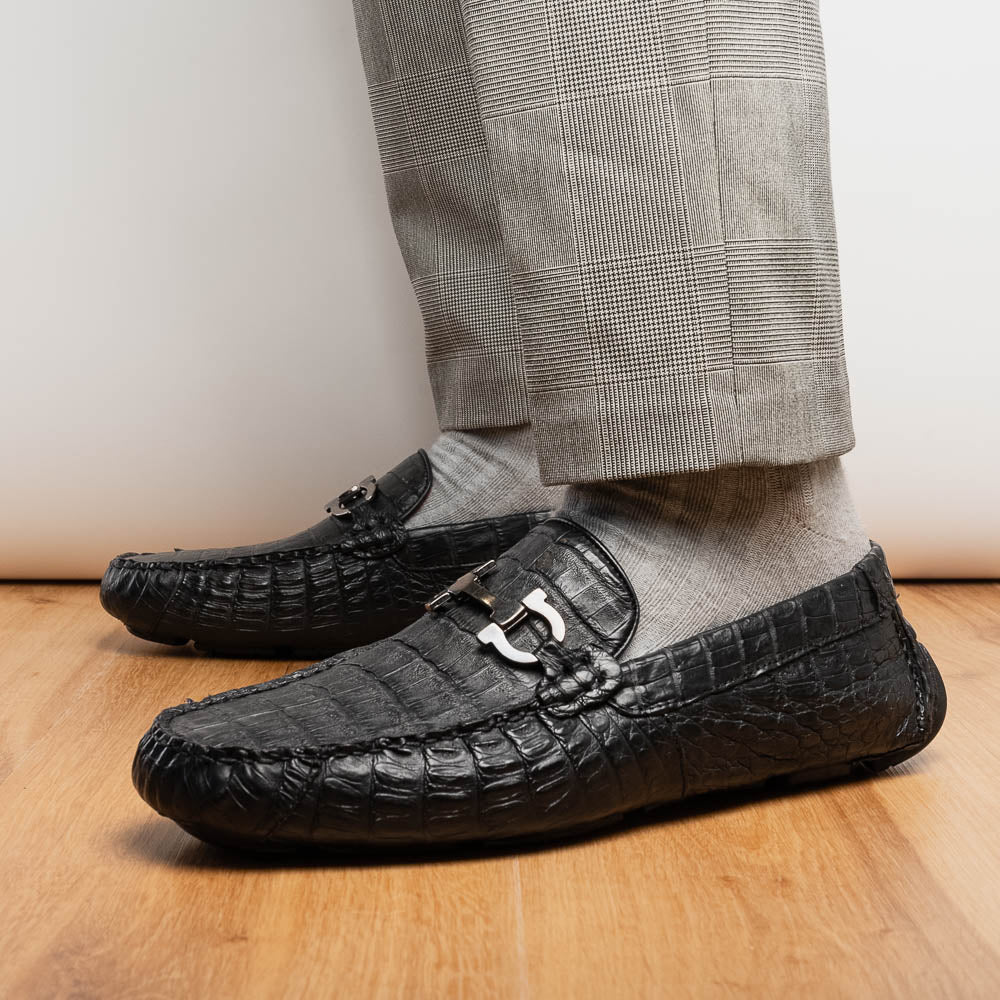 Marco Di Milano Parma Caiman Belly Bit Drivers Black