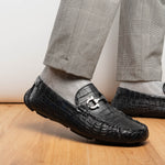 Marco Di Milano Parma Caiman Belly Bit Drivers Black