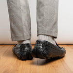 Marco Di Milano Parma Caiman Belly Bit Drivers Black