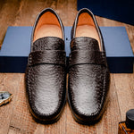 Zelli Parma Peccary Loafers Brown (19-025-BRN)