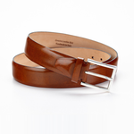 Paul Evans Glossy Belt Cognac