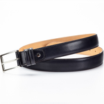 Paul Evans Italian Leather Belt Black