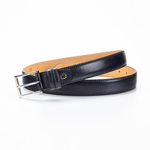 Paul Evans Italian Leather Belt Grey