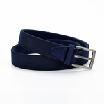 Paul Evans Suede Belt Blue