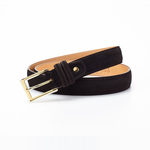 Paul Evans Suede Belt Espresso