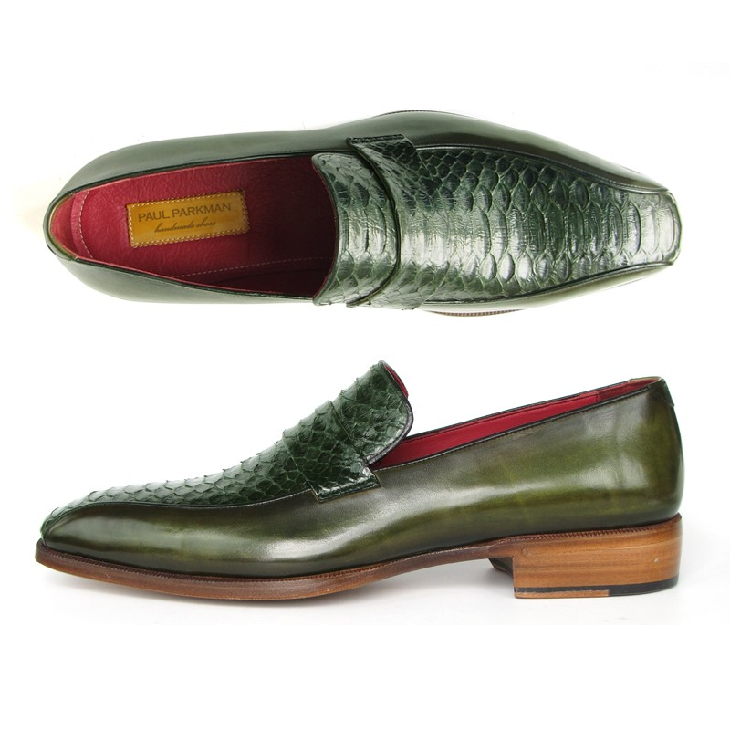 Paul Parkman Python Bicycle Toe Shoes Green