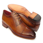 Paul Parkman Calfskin Brogues Shoes Light Brown