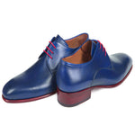 Paul Parkman Calfskin Derby Shoes Blue
