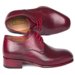 Paul Parkman Calfskin Derby Shoes Burgundy