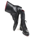 Paul Parkman Calfskin High Boots Black