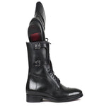Paul Parkman Calfskin High Boots Black