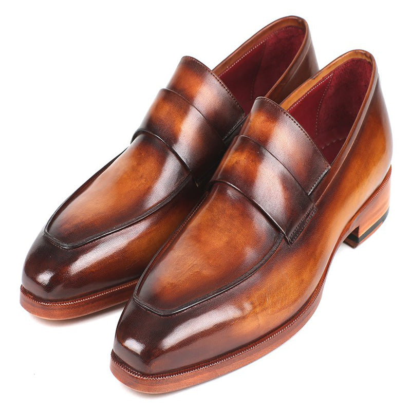 Paul Parkman Calfskin Loafers Brown