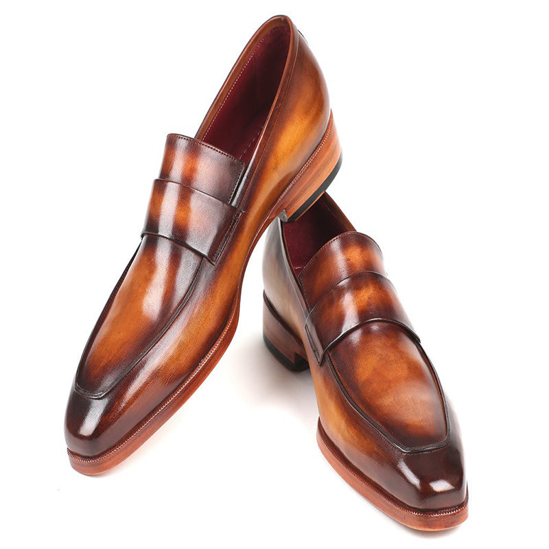 Paul Parkman Calfskin Loafers Brown