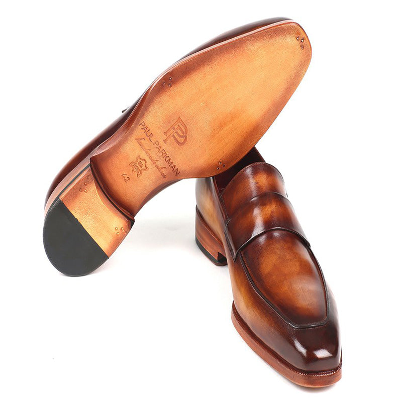 Paul Parkman Calfskin Loafers Brown