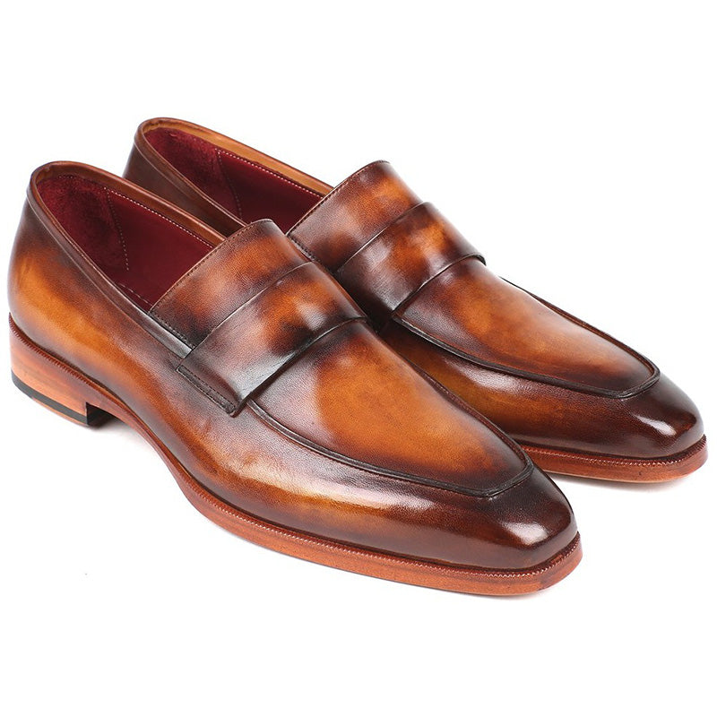 Paul Parkman Calfskin Loafers Brown