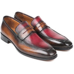 Paul Parkman Calfskin Loafers Brown & Bordeaux