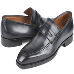 Paul Parkman Calfskin Loafers Burnished Gray