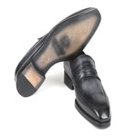 Paul Parkman Calfskin Loafers Burnished Gray