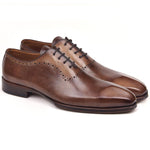 Paul Parkman Calfskin Oxfords Shoes Antique Brown