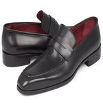 Paul Parkman Calfskin Penny Loafer Black