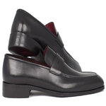 Paul Parkman Calfskin Penny Loafer Black