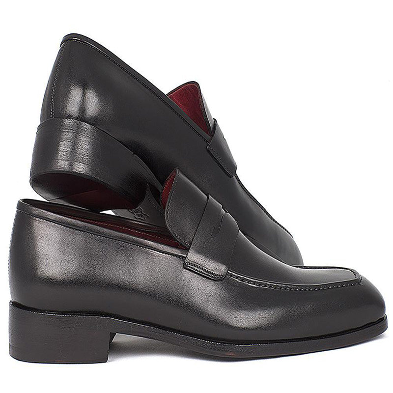 Paul Parkman Calfskin Penny Loafer Black