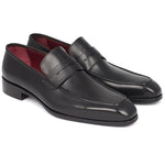 Paul Parkman Calfskin Penny Loafer Black