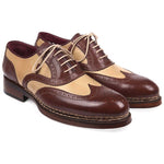 Paul Parkman Calfskin Shoes Beige & Brown