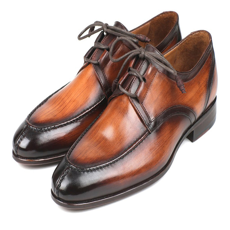 Paul Parkman Calfskin Shoes Burnished Brown