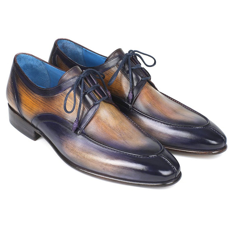 Paul Parkman Calfskin Shoes Camel & Purple